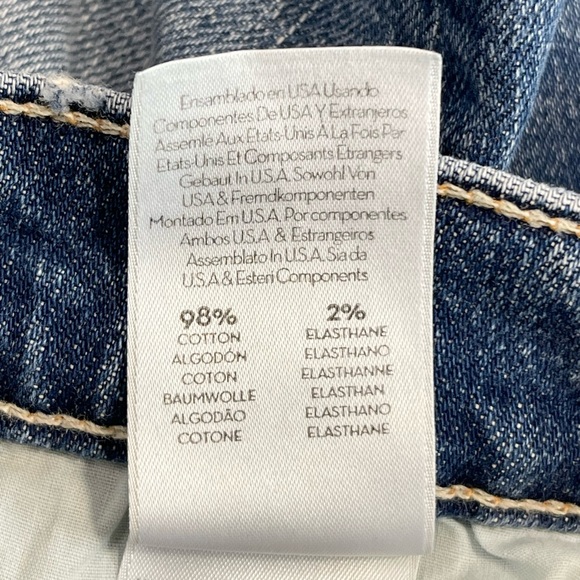 MOTHER The hustler ankle Fray Jeans in wash we all scream 29 - Picture 10 of 10